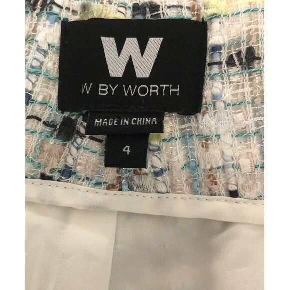 W by Worth Multicolored Lined Shorts Women’s Size 4 - Picture 5 of 7